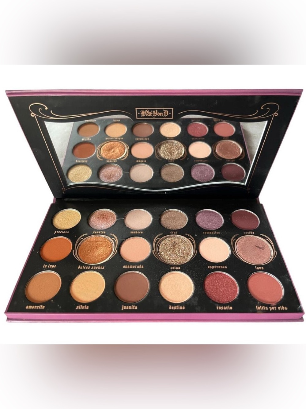 Kat Von D LOLITA POR VIDA Eyeshadow Palette 18 Colors ~ Limited Edition